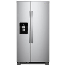 WHIRLPOOL 33-inch Wide Side-by-Side Refrigerator - 21 cu. ft. in Stainless Steel - WRS321SDHZ