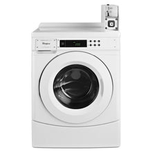 WHIRLPOOL COMMERCIAL 27" Commercial High-Efficiency Energy Star-Qualified Front-Load Washer Featuring Factory-Installed Coin Drop with Coin Box White - CHW9150GW