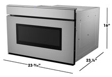 Asko 24 in. 1.2 cu. ft. 950W Sharp in Stainless Steel Smart Easy Wave Open Microwave Drawer Oven - SMD2479JS