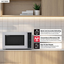 SHARP Sharp 1.5 cu. ft. 900W in Stainless Steel Convection Countertop Microwave Oven - SMC1585KS