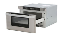 SHARP 24 in. 1.2 cu. ft. 950W Sharp Easy Open in Stainless Steel Microwave Drawer - KB6524PSY