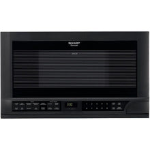 SHARP 1.5 cu. ft. 1100W Black Sharp Over-the-Counter Carousel Microwave Oven - R1210TY