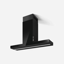 ELICA EHI648BL HAIKU IS Island Range Hood 48" wide - 600CFM Black in Stainless Steel