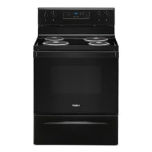 WHIRLPOOL 4.8 cu. ft. Electric Range with Keep Warm setting Black - WFC150M0JB