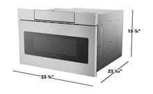 SHARP 24 in. 1.2 cu. ft. 950W Sharp in Stainless Steel Microwave Drawer Oven - SMD2470ASY