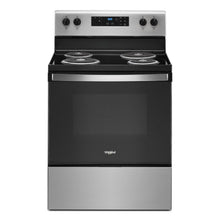 WHIRLPOOL 4.8 cu. ft. Electric Range with Keep Warm setting in Stainless Steel - WFC150M0JS