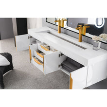 James Martin Vanities Mercer Island 72" Double Vanity - 389-V72D-AGR-G-DGG