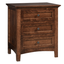 QW Amish Millcraft Albany 3 Drawer Nightstand - MBA26NS