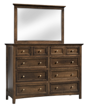 QW Amish Millcraft Albany High Dresser w/ Optional Mirror - MBA66DR