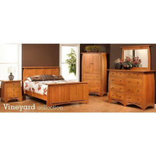 QW Amish Millcraft Vineyard Panel 6 Drawer Storage Bed - MDT92QN