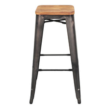 New Pacific Direct Metropolis Backless Bar Stool, (Set of 4) 938631-GM - 938631-GM
