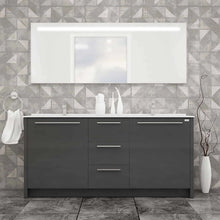 Casa Mare Nona Modern Double Sink Freestanding Bathroom Vanity and Sink Combo - Nona152GG-60