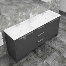 Casa Mare Nona Modern Double Sink Freestanding Bathroom Vanity and Sink Combo - Nona152GG-60