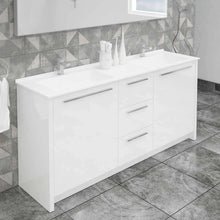 Casa Mare Nona Modern Double Sink Freestanding Bathroom Vanity and Sink Combo - Nona152GG-60
