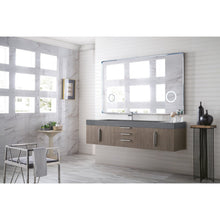 James Martin Vanities Mercer Island 72" Single Vanity - 389-V72S-AGR-G-DGG