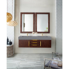 James Martin Vanities Mercer Island 59" Double Vanity - 389-V59D-AGR-G-DGG