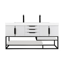 James Martin Vanities Columbia 72" Double Vanity - 388-V72D-AGR-MB-DGG
