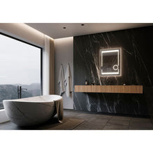 Paris Mirror 24" x 32" Rectangle Aurora Illuminated Mirror 3000K - AUROX24323000