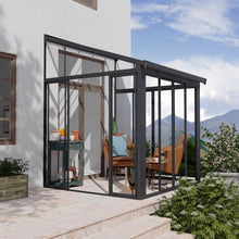 Palram - Canopia | SanRemo 10x10 ft Patio Enclosure - Gray/Clear - HG9069