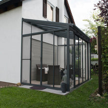 Palram - Canopia | SanRemo 10x14 ft Patio Enclosure - Gray/Clear - HG9064