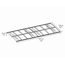 Palram - Canopia | Bordeaux Awning - White/Diffused Clear - 5 ft Wide - HG9561