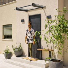 Palram - Canopia | Nancy Door Awning - Gray/Clear - HG9586