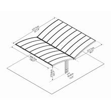 Palram - Canopia | Arizona Double Carport - Wing - HG9101