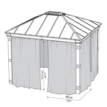Palram - Canopia | Dallas 4300 12x14 ft Curtain Set - HG2005