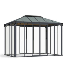 Palram - Canopia | Ledro Enclosed Gazebo - Gray - HG9190