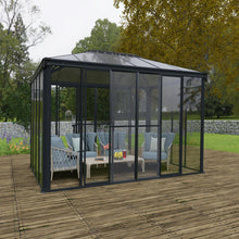 Palram - Canopia | Ledro Enclosed Gazebo - Gray - HG9190