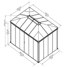 Palram - Canopia | Ledro Enclosed Gazebo - Gray - HG9190