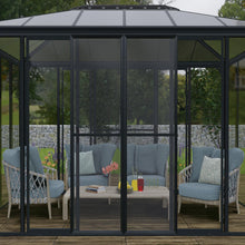 Palram - Canopia | Ledro Enclosed Gazebo - Gray - HG9190