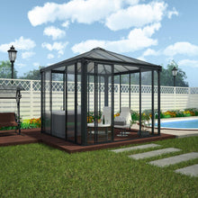 Palram - Canopia | Ledro Enclosed Gazebo - Gray - HG9190