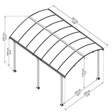 Palram - Canopia | Tucson 5000 12x16 ft Gazebo - HG9162