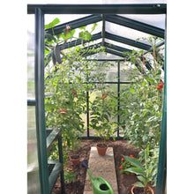 Palram - Canopia | EcoGrow Greenhouse Kit - 6 Ft Wide - Green With 6mm Twin-wall Polycarbonate Glazing - HG7006