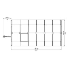 Palram - Canopia | EcoGrow Greenhouse Kit - 6 Ft Wide - Green With 6mm Twin-wall Polycarbonate Glazing - HG7006