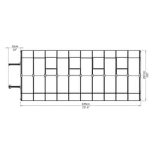 Palram - Canopia | Grand Gardener Greenhouse Kit - 8 Ft Wide - Green - 0.8mm Clear Polycarbonate Glazing - HG7208C