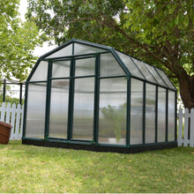 Palram - Canopia | Hobby Gardener Greenhouse Kit - 8 Ft Wide - Green With 6mm Twin-wall Polycarbonate Glazing - HG7108