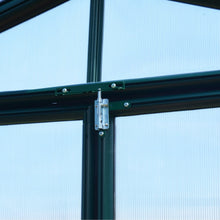 Palram - Canopia | Hobby Gardener Greenhouse Kit - 8 Ft Wide - Green With 6mm Twin-wall Polycarbonate Glazing - HG7108