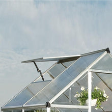 Palram - Canopia | 6x6 Ft Hybrid Greenhouse Kit - Green With 0.8mm Polycarbonate Glazing - HG5506G-1B
