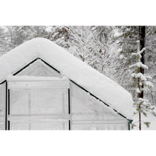 Palram - Canopia | 6x6 Ft Hybrid Greenhouse Kit - Green With 0.8mm Polycarbonate Glazing - HG5506G-1B