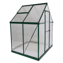 Palram - Canopia | Mythos Greenhouse Kit - 6 Ft Wide - Silver With 4mm Twin-wall Polycarbonate Glazing - HG5005