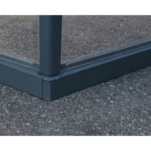 Palram - Canopia | 12x10 Ft Oasis Hex Greenhouse Kit - Gray With 0.8mm Polycarbonate Glazing - HG6005