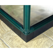 Palram - Canopia | 8x8 Ft Prestige Diffused Greenhouse Kit Package - Green With 6mm Twin-wall Polycarbonate Glazing - HG7308