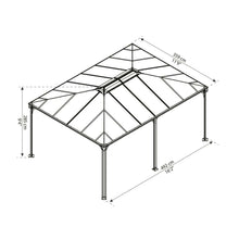 Palram - Canopia | Martinique 5000 12' x 16' Garden Gazebo - HG9171