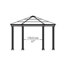 Palram - Canopia | 12x14 ft Roma Garden Gazebo - HG9180