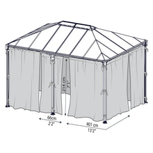 Palram - Canopia | Patio Cover Blinds 10x10 ft - White - HG1071