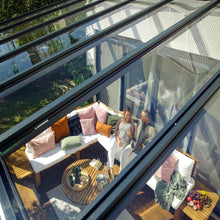 Palram - Canopia | Stockholm 11x17 ft Patio Cover - Gray/Clear - HG9455