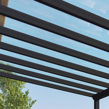 Palram - Canopia | Stockholm 11x24 ft Patio Cover - Gray/Clear - HG9463