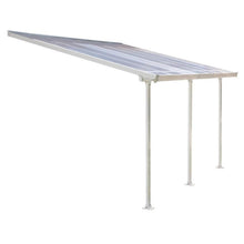 Palram - Canopia | 13 ft Wide Feria Patio Cover - White Clear - HG9214
